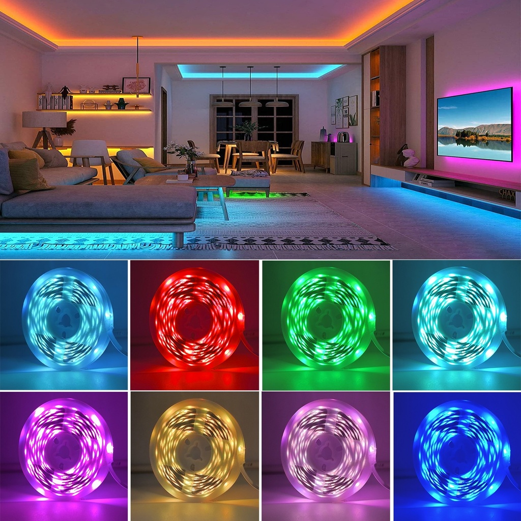 RGB Led Strip Lights 5m 10m 20m 30m Led Room Light with APP  2