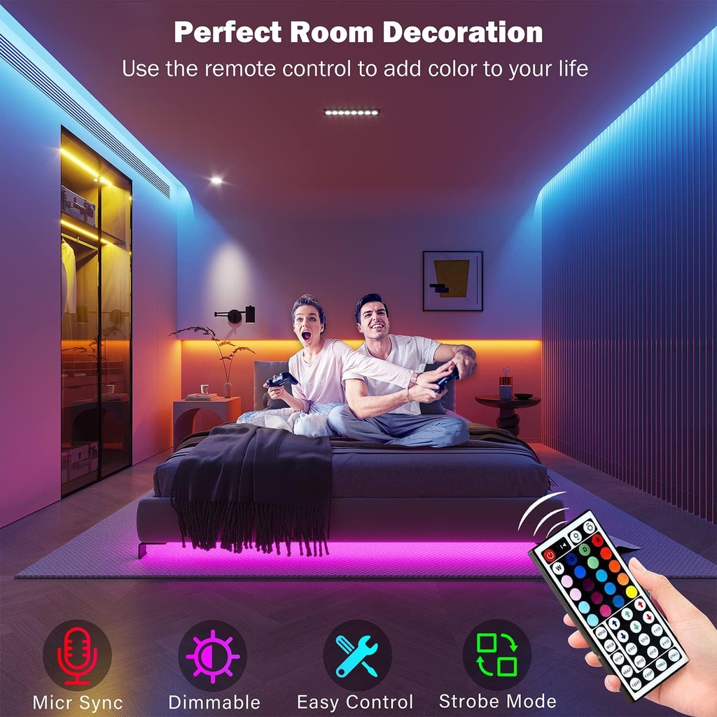 RGB Led Strip Lights 5m 10m 20m 30m Led Room Light with APP  3