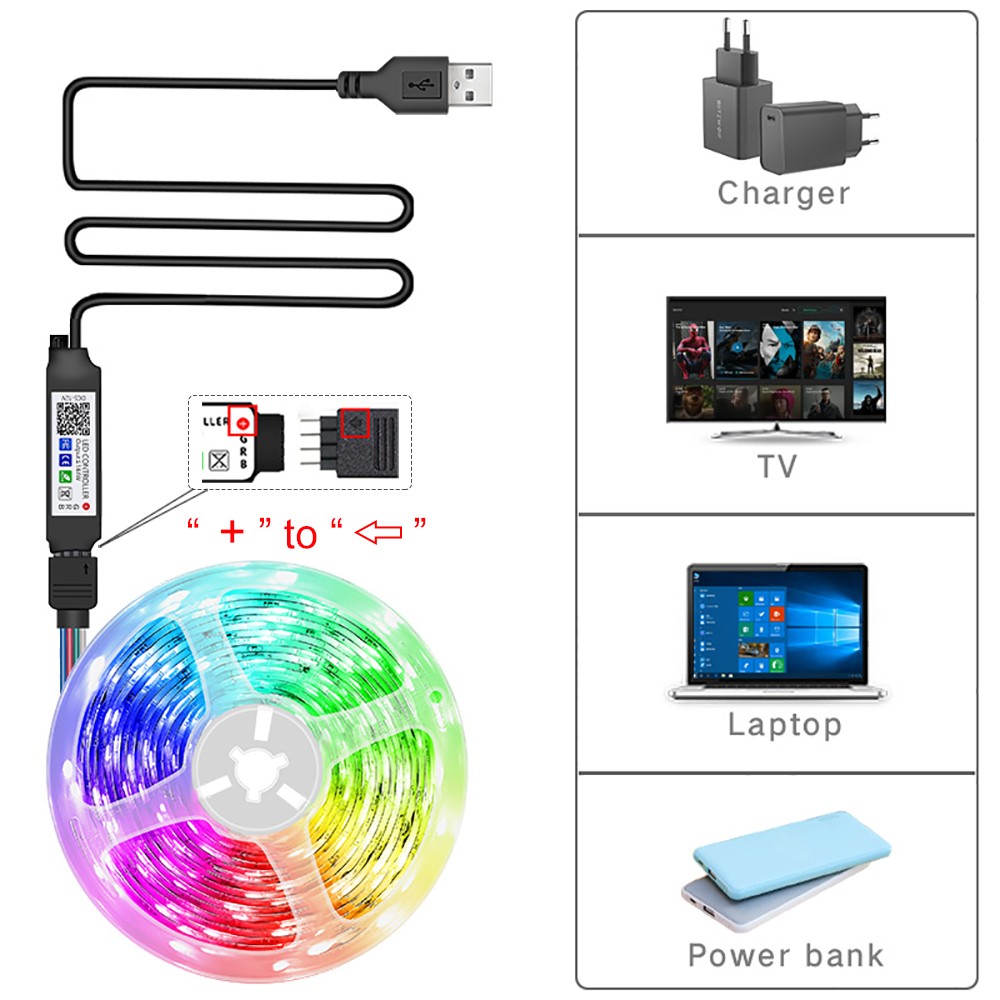 RGB Led Strip Lights 5m 10m 20m 30m Led Room Light with APP  5