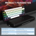 60% Wired Gaming Mechanical Keyboard RGB Backlit Ultra Compa 2