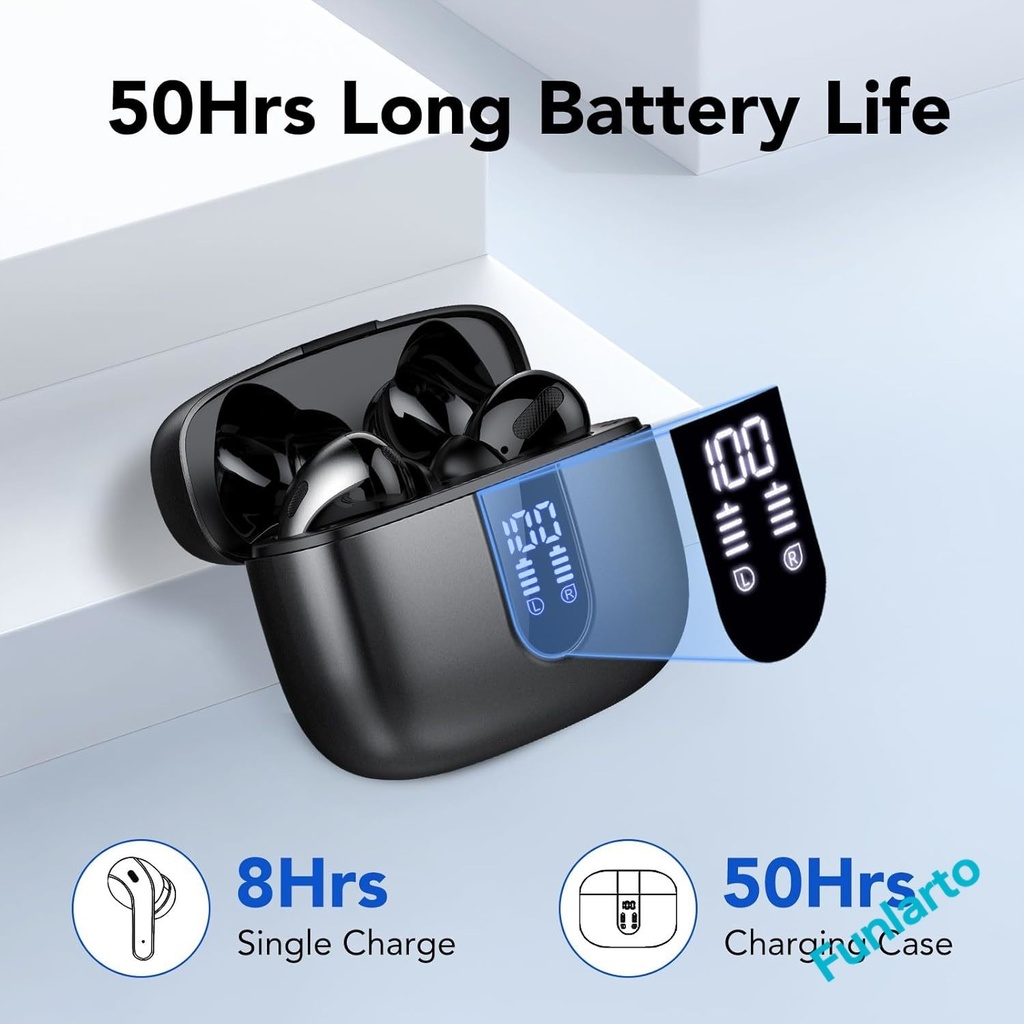 Wireless Earphones with Bluetooth 5.3 3