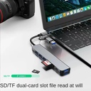 8 In 2 USB HUB With Splitter Card Reader 2