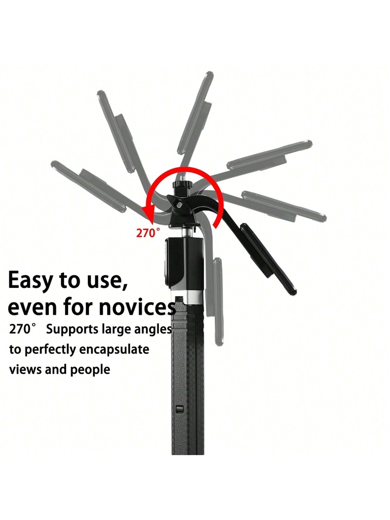170 Cm Selfie Stick Tripod Retractable With Wireless Remote  5