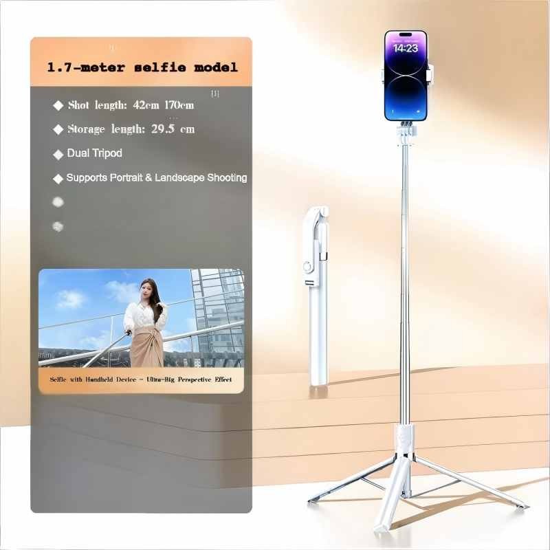 1700mm Wireless Selfie Stick Tripod 4