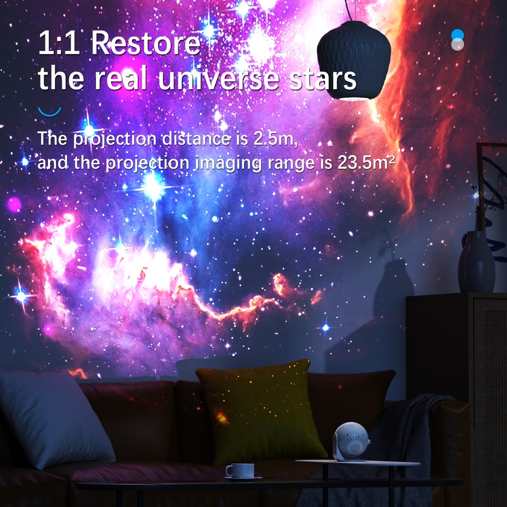 Star Projector Galaxy Night Light HD Lmage Disc Upgraded Pla 6