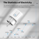 WiFi Smart Plug 16A/20A EU Smart Socket With Power Monitorin 6