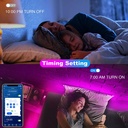 RGB 5050 LED Strip Lights App Control TV Backlight Flexible  3