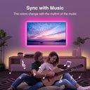 RGB LED Strip Lights Music Sync USB 5V Remote Control Led Ri 4
