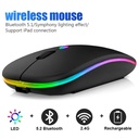 Wireless Mouse RGB Rechargeable Bluetooth Mice Wireless Comp 2