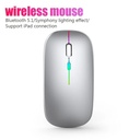 Wireless Mouse RGB Rechargeable Bluetooth Mice Wireless Comp 3