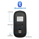 Wireless Mouse RGB Rechargeable Bluetooth Mice Wireless Comp 6