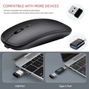 Wireless Mouse Bluetooth-Compatible Gaming Mouse (Dual 3