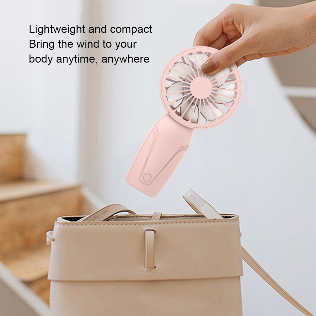 Portable Handheld Small Fan ABS Lightweight Cute Appearance  5