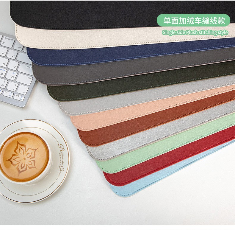 White Mousepad Portable Mouse Pad Large Gaming Waterproof No 2