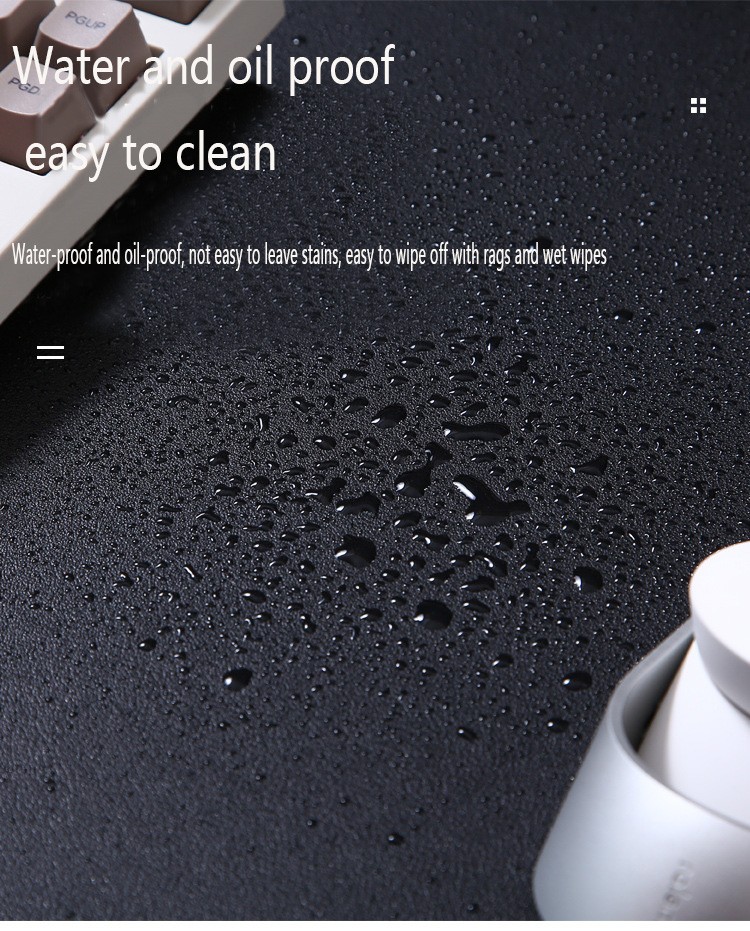 White Mousepad Portable Mouse Pad Large Gaming Waterproof No 5