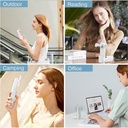 Mini Portable Handheld Fan 2000mAh USB Rechargeable Folding  5