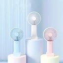 Mini USB Charging Handheld Fan Desktop Small Fan With Mobile 4