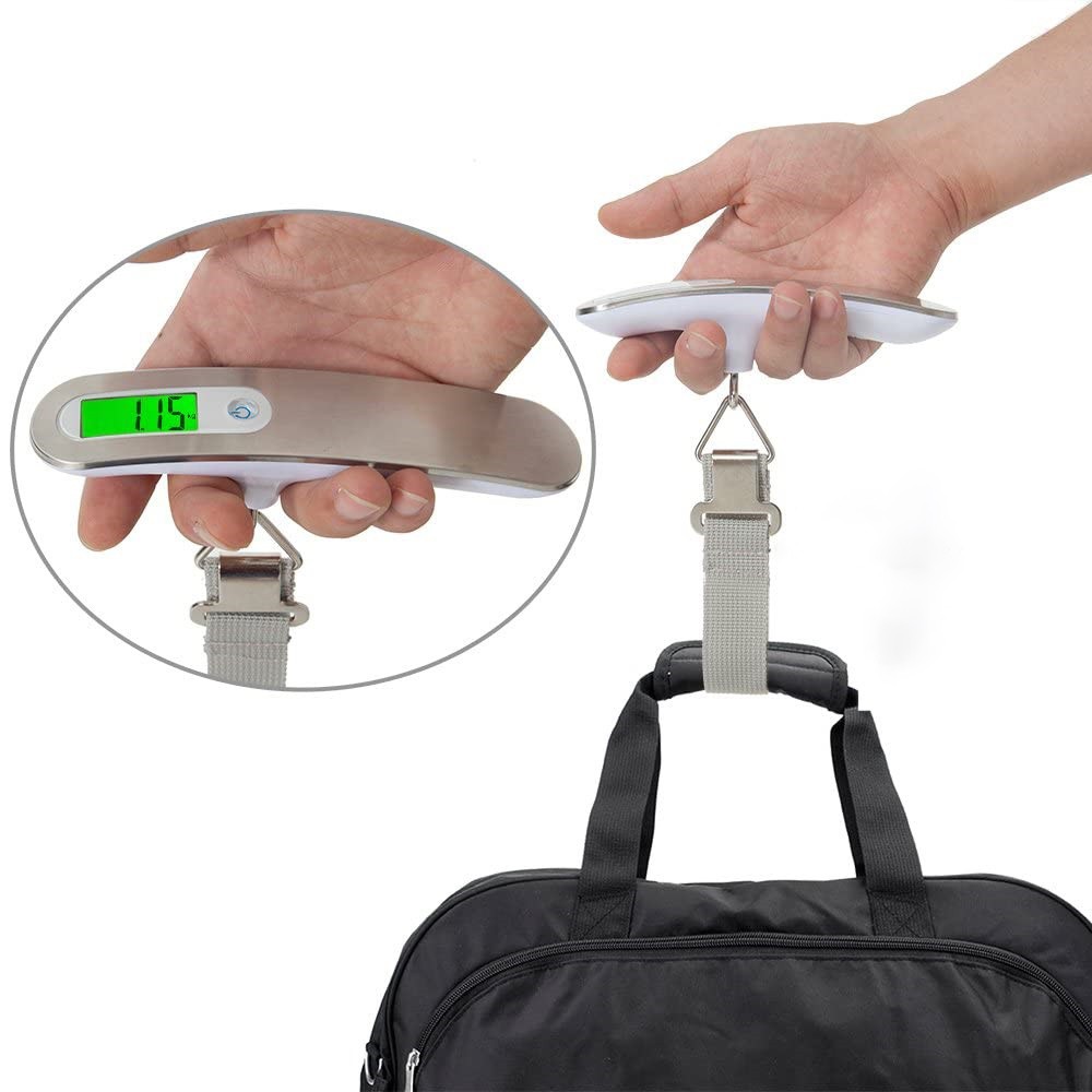 LCD Digital Luggage Scale 50kg X 10g Portable Electronic Sca 4