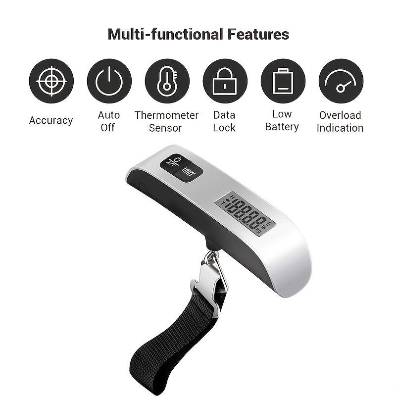 Digital Luggage Scale Electronic Portable Scale 110lb/50kg L 2