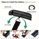 Digital Luggage Scale Electronic Portable Scale 110lb/50kg L 3