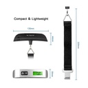 Portable Handheld Digital Travel Luggage Scale - .110lb/50kg 2