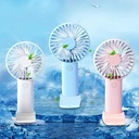 Mini USB Charging Handheld Fan Desktop Small Fan With Mobile 6