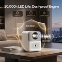 BYINTEK U4 LOVE 1 Smart Mini Home Theater Projector 4K 1080P 3
