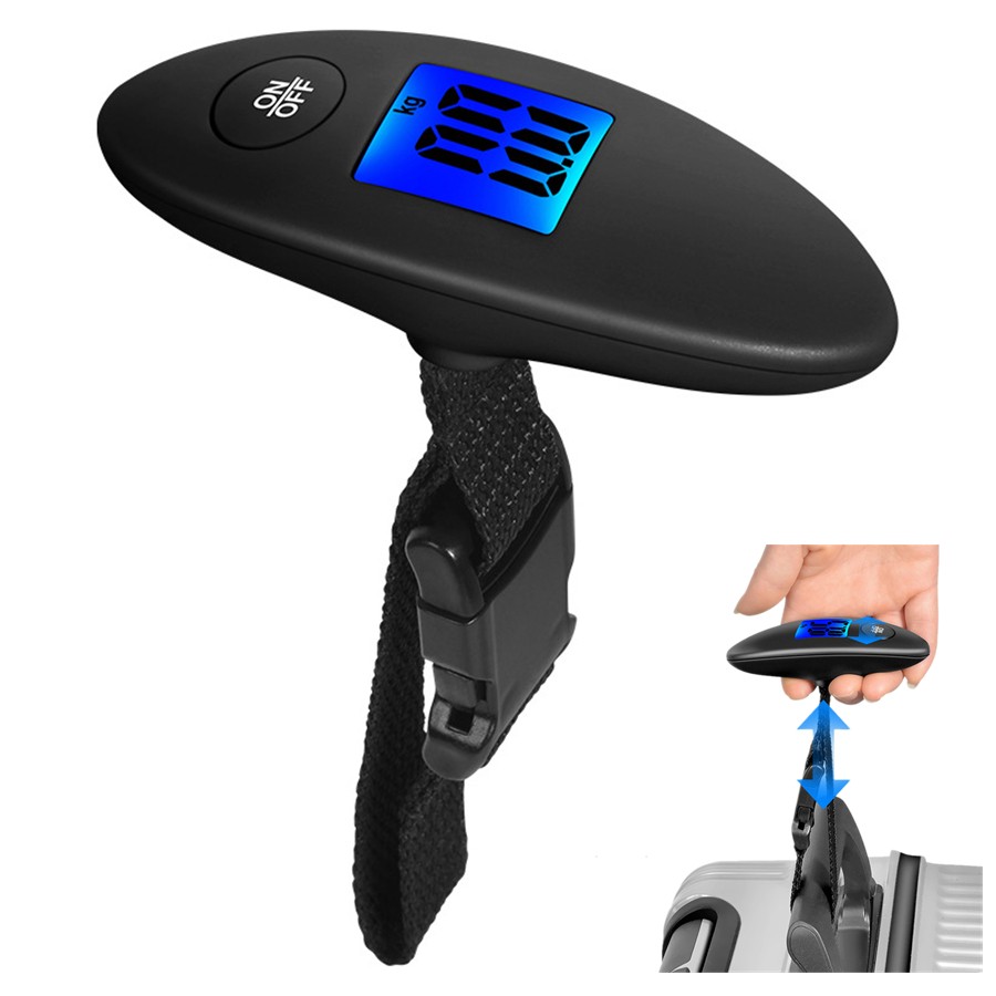 40kg/100g Portable Luggage Scale High Precision Travel Digit 5