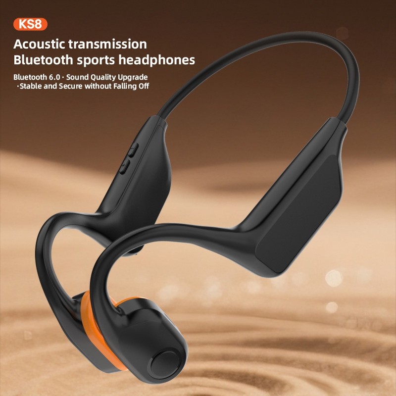 Open-Ear Bone Conduction Bluetooth Headphones with Extra-Lon 3