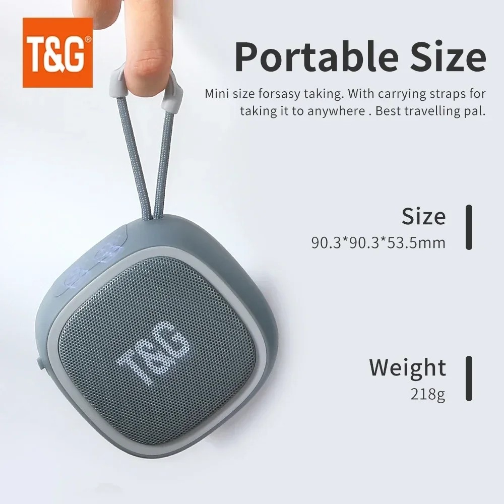 Portable Bluetooth Speaker Radio FM Mini Wireless Waterproof 4