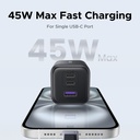 【EU Plug】UGREEN 45W/30W/25W/20W GaN Charger PD3.0 PPS QC3.0  3