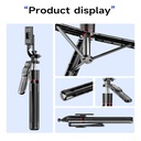 MEUYAG Selfie Stick Tripod with 1708mm Long Monopod Fill Lig 6