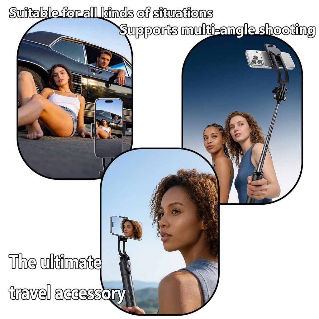 170cm Selfie Stick Tripod with One-Touch Base 6