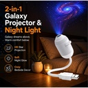 New HD Smart Starry Sky Projector Night Light USB Plug And P 2