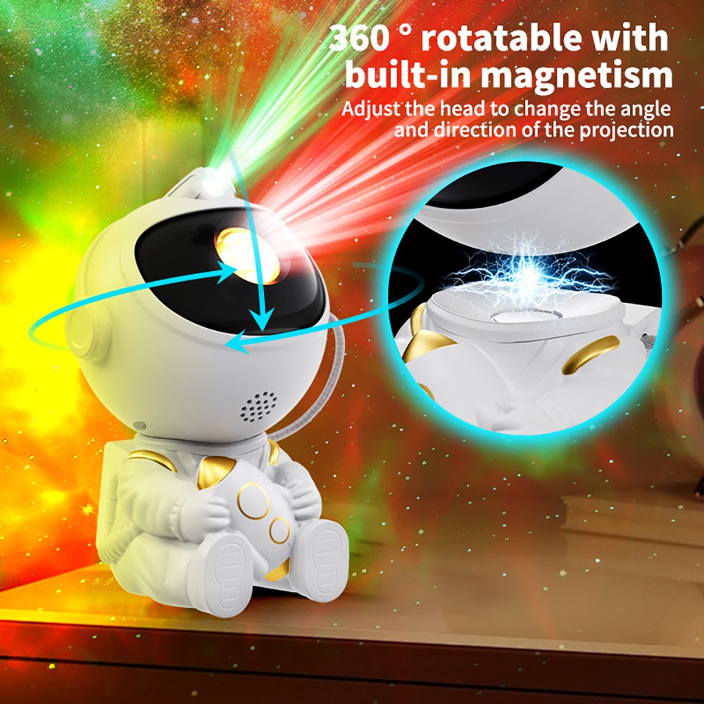 Astronaut Star Projector Night Light with Remote Control 360 3