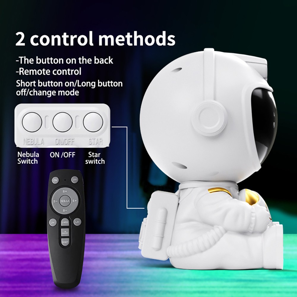 Astronaut Star Projector Night Light with Remote Control 360 4