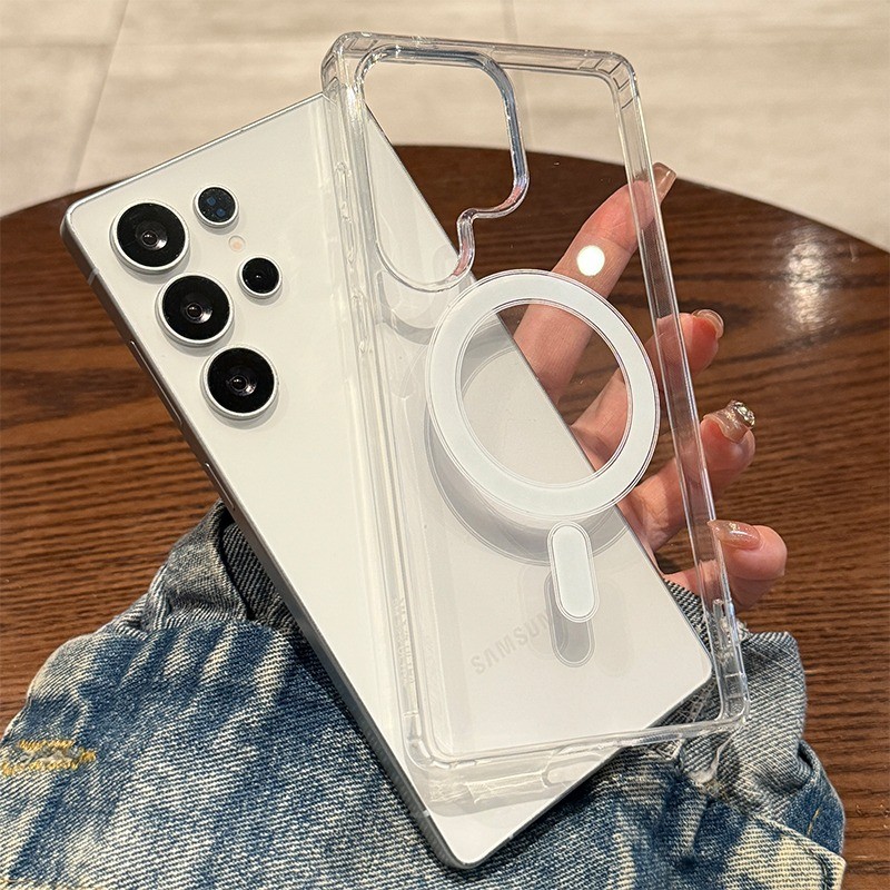 Magnetic Original Transparent Phone Case 4