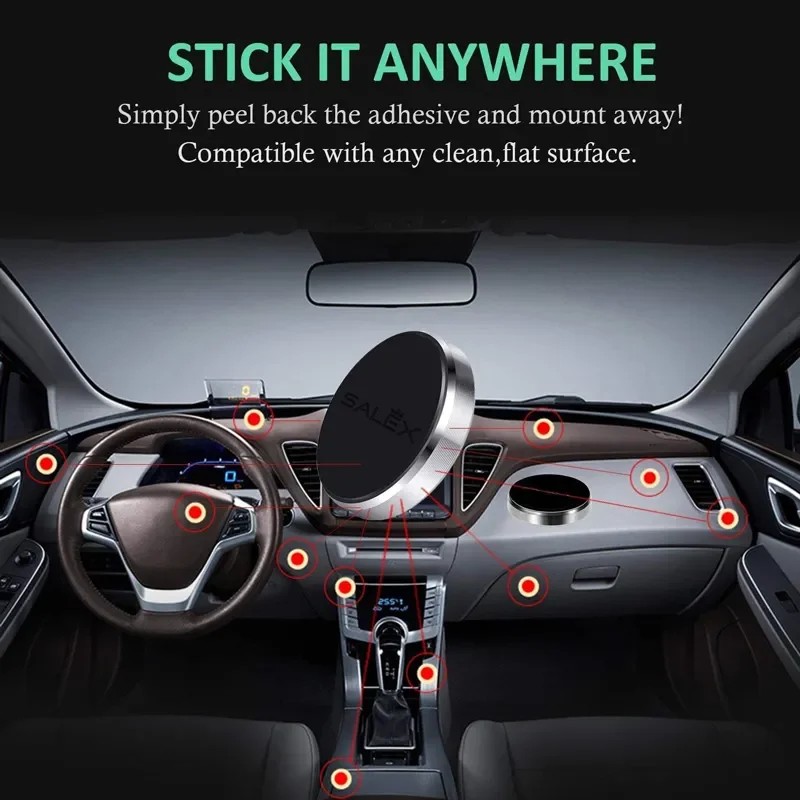 Magnetic Car Phone Holder Universal Car Phone Stand 5