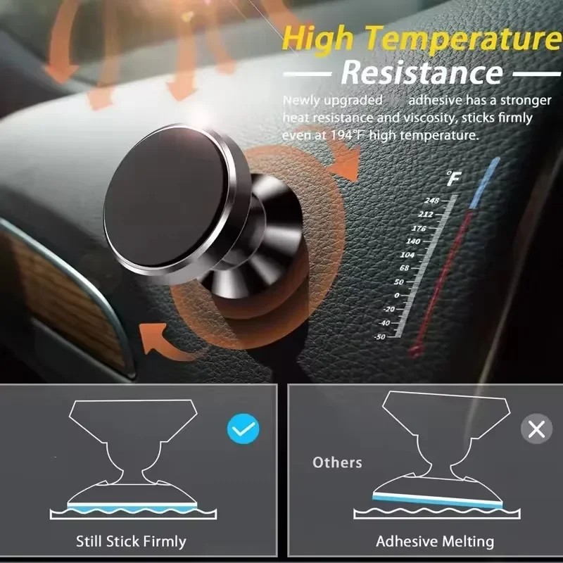 Magnetic Car Phone Holder Magnet Mount Mobile Cell Phone Sta 5