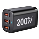 USB C Fast 200W 6-Port Charging Fast GaN Charger Power Adapt 3