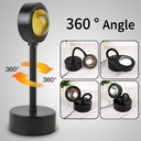 USB Sunset Lamp Sunset Projector Mood Light Living Room Bedr 5