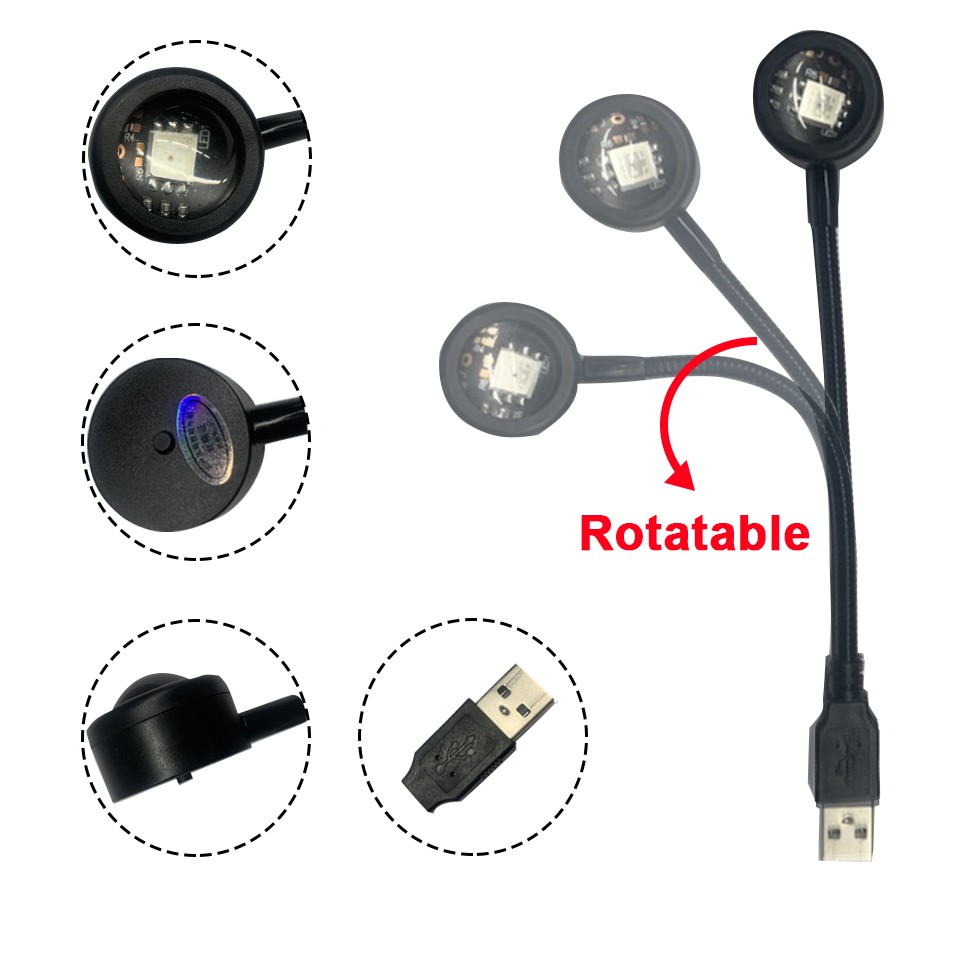 LED Sunset Lamp Nightlights USB Projector Birthday Party Dec 4
