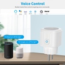 Wifi Smart Plug EU 16/20A with Power Monitor Function Wirele 3