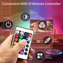RGB LED Lights with Battery USB 5V LED Strip Lights IR Remot 2