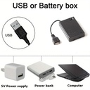 RGB LED Lights with Battery USB 5V LED Strip Lights IR Remot 5
