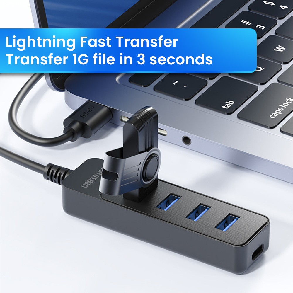 USB 3.0 Power Adapter 4 Port Multi USB Splitter Hub USB Hub  2