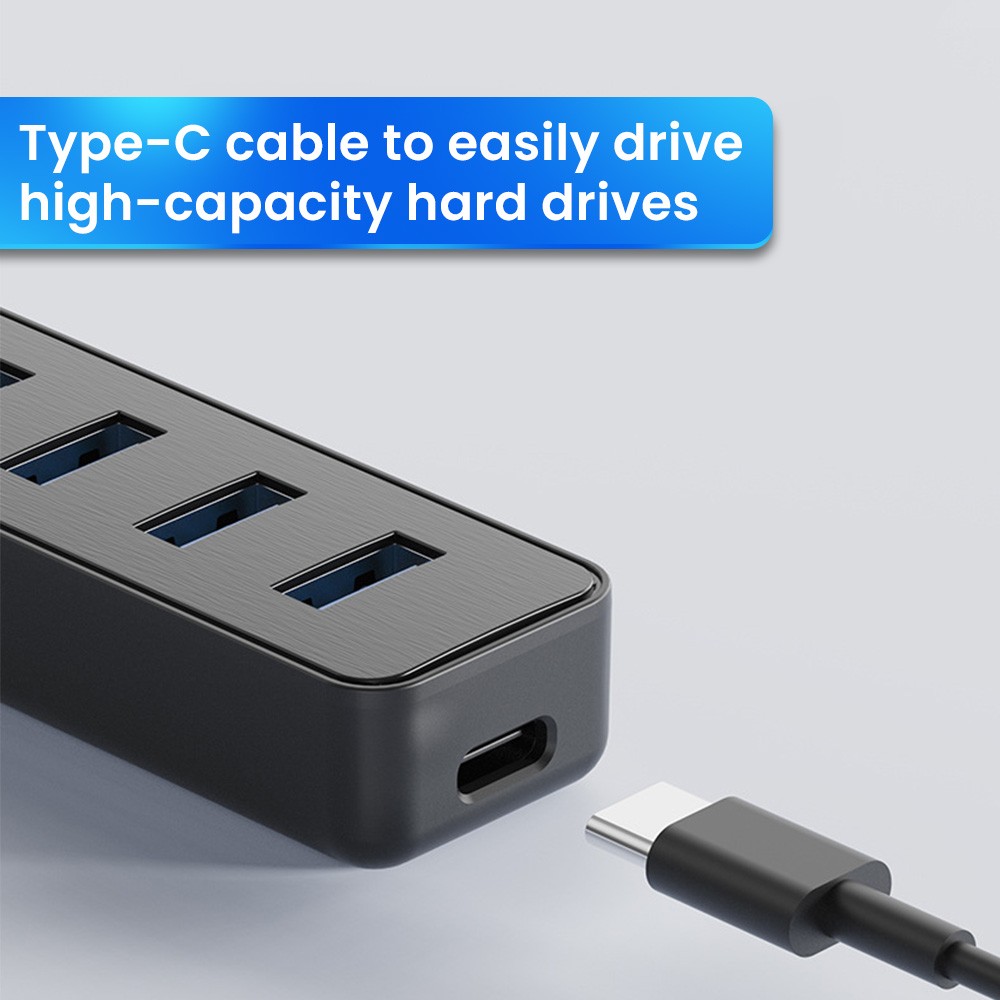 USB 3.0 Power Adapter 4 Port Multi USB Splitter Hub USB Hub  6