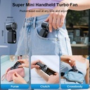 Mini Portable Handheld Fan Personal Pocket-Sized Digital Dis 5