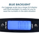 50kg Digital Luggage Scale Portable Suitcase Scale Handheld 5
