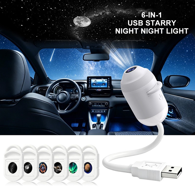 New HD Smart Starry Sky Projector Night Light USB Plug And Play 360°